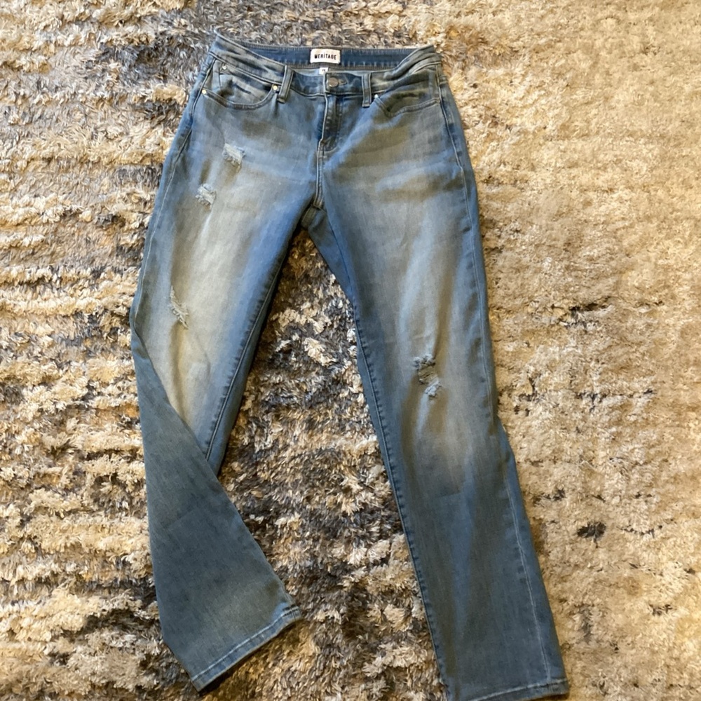 MERITAGE Holton Distressed Blue Jeans Women’s 28